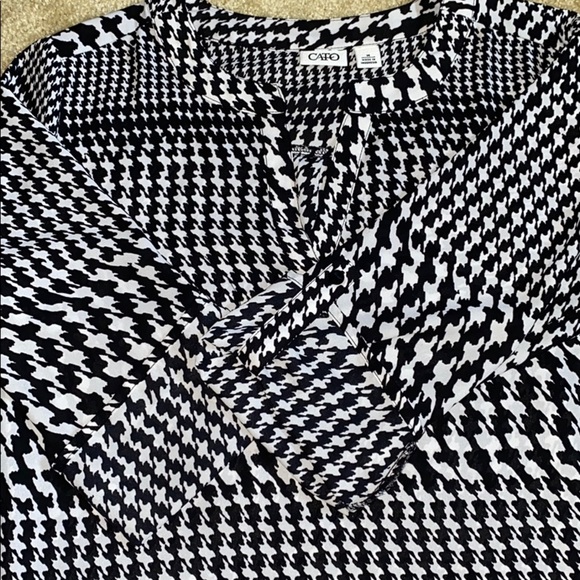 Houndstooth Cato Lightweight Top - Picture 2 of 4